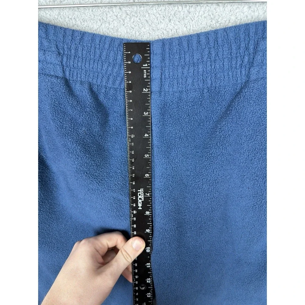 Vintage Adidas Descente Fleece Sweatpants Pants Blue Japan Size L